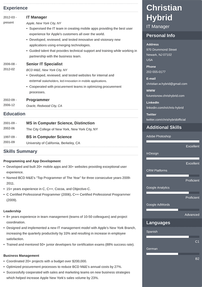 · 4) this template is all about . 500+ Good Resume Examples That Get Jobs in 2021 (Free)