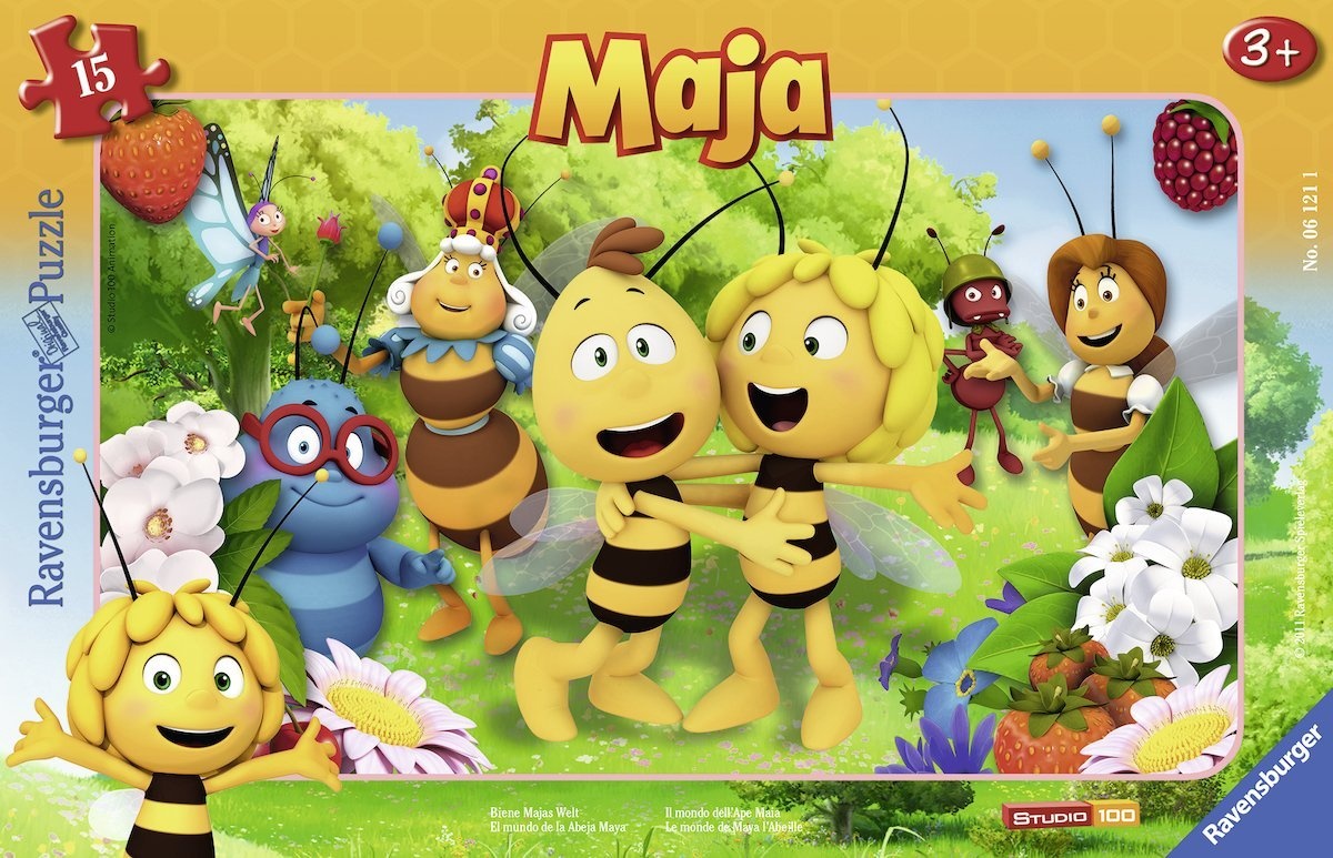 Plüschtier plüsch polyesterwatte geeignet ab 3 jahren produktdetails. Ravensburger 06121 2 5cm World Of Biene Maja Puzzle By Ravensburger Shop Online For Toys In Fiji