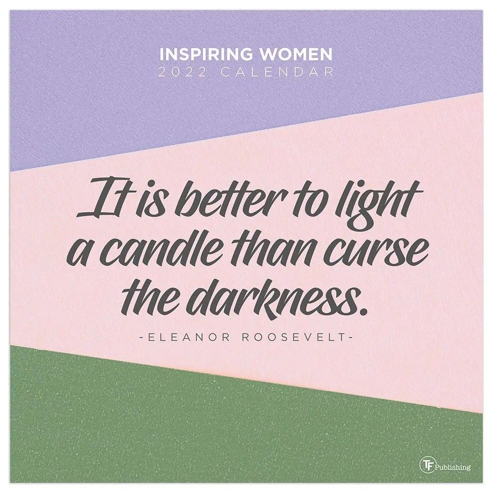 365 inspiring women quotes 2022 wall calendar calendars com