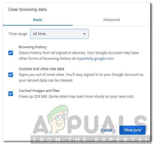 Another solution for fixing the error is to clear browsing data. Solved Google Drive Video Is Still Processing Video Error
