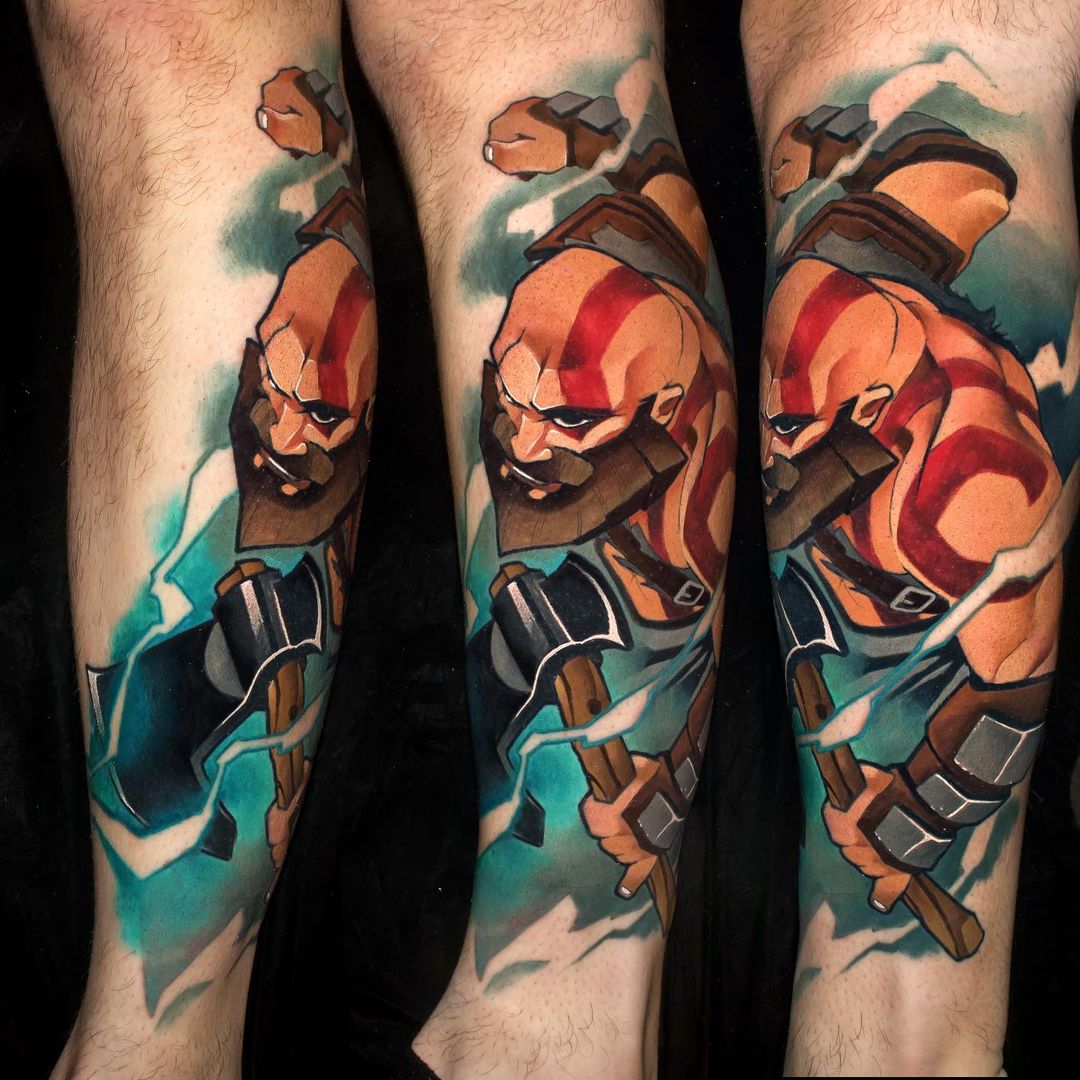 15 Incredible God Of War Tattoos | Tattoos Wizard 1080_x_1080_jpg
