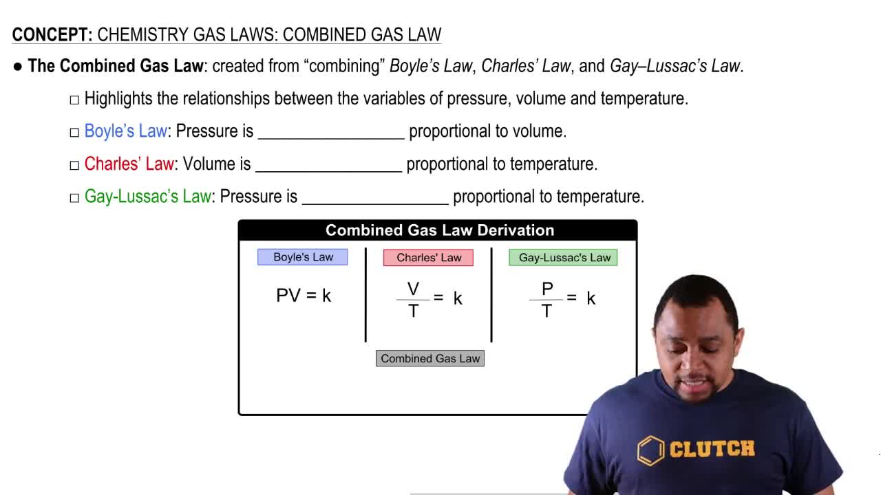 You want a heater that's designed t. Chemistry Gas Laws Combined Gas Law Chemistry Video Clutch Prep