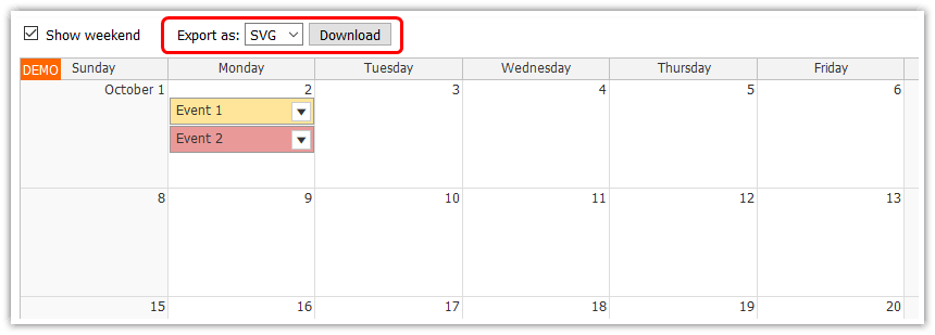 Free spring java icons in various ui design styles for web, mobile. Using Javascript Html5 Monthly Calendar In Spring Boot Java Daypilot Code