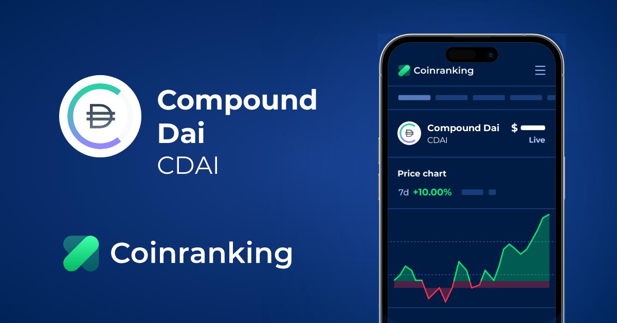 Regular spikes in the bitcoin price chart make this digital cryptocurrency a potentially lucrative invest. Compound Dai (CDAI) Price to USD - Live Value Today