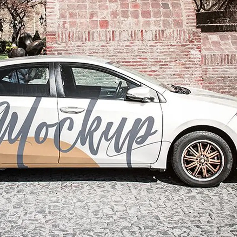 We are presenting here a simple yet attractive car window decal psd design which has a couple of smart objects that could be used to insert . 100 Best Free Car Mockup Templates Css Author