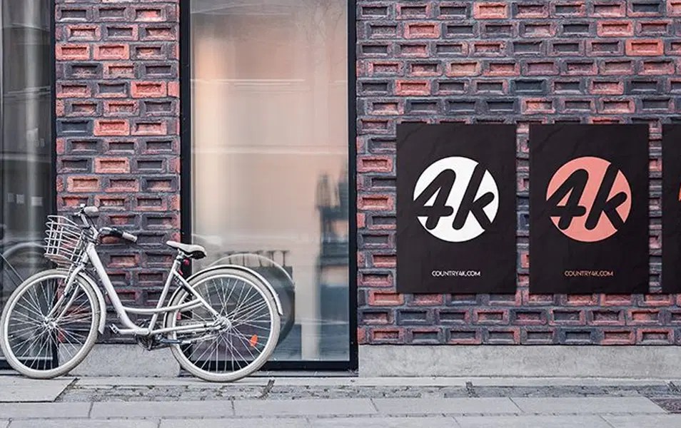 Street poster mockup displaying a glued poster placed on top of old ones, creating a grungy look that can be customized for personal and . Free Street Poster Mockup Css Author