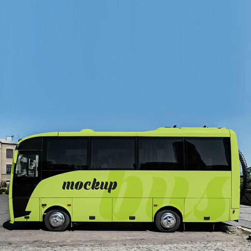 Once you get done with personalizing the bus mockup psd that you . 20 Best Free Bus Mockup Templates Css Author