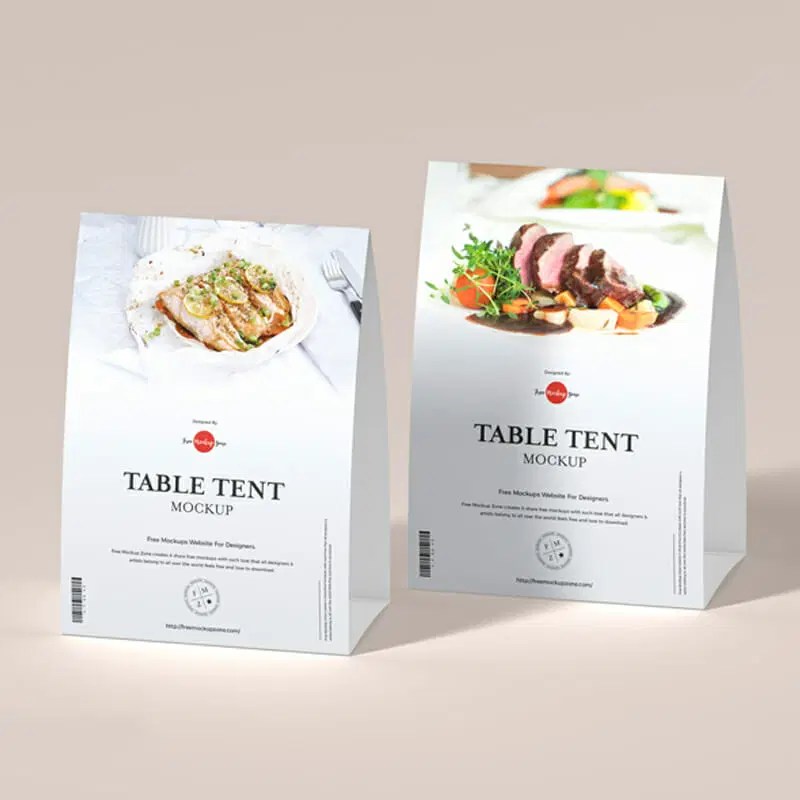 It is easy to edit these files using smart object . 10 Best Free Table Tent Card Mockup Templates Css Author