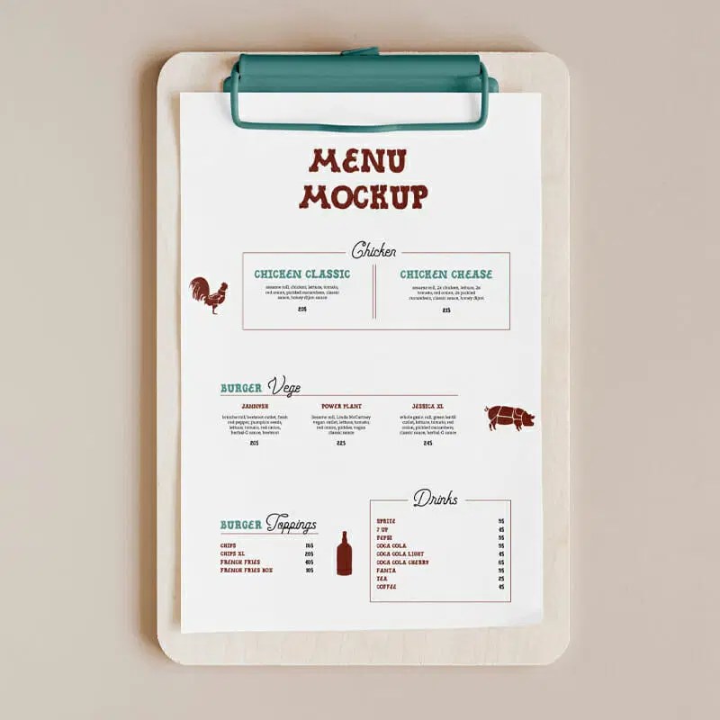 May 22, 2020 · this free psd menu mockup features neat silverware next to a simple and sleek food menu you can easily adjust. 100 Best Free Restaurant Menu Board Mockup Templates Css Author