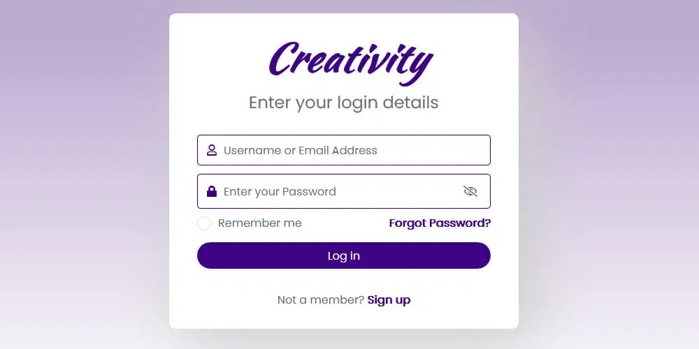 The simple design and precise size make this form a better option for both applications and websites . Best Free Bootstrap Login Forms Css Author