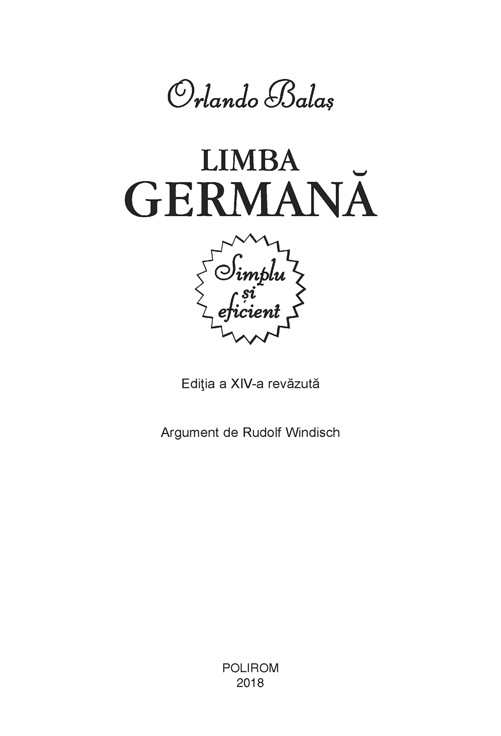 Limba Germana Orlando Balas