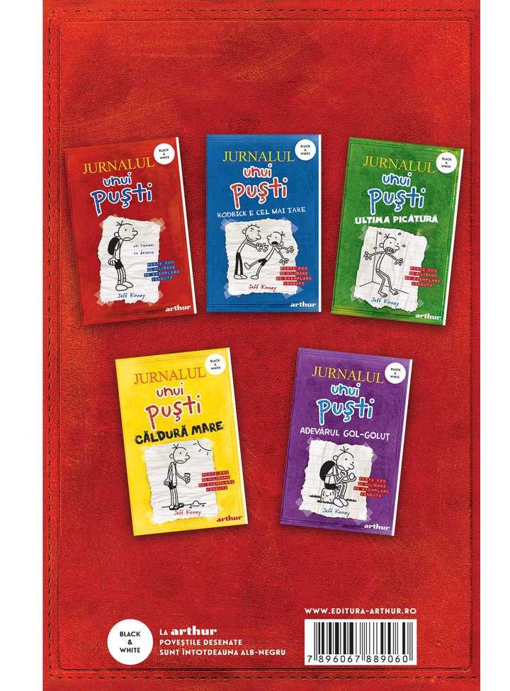 Pachet Jurnalul Unui Pusti Jeff Kinney