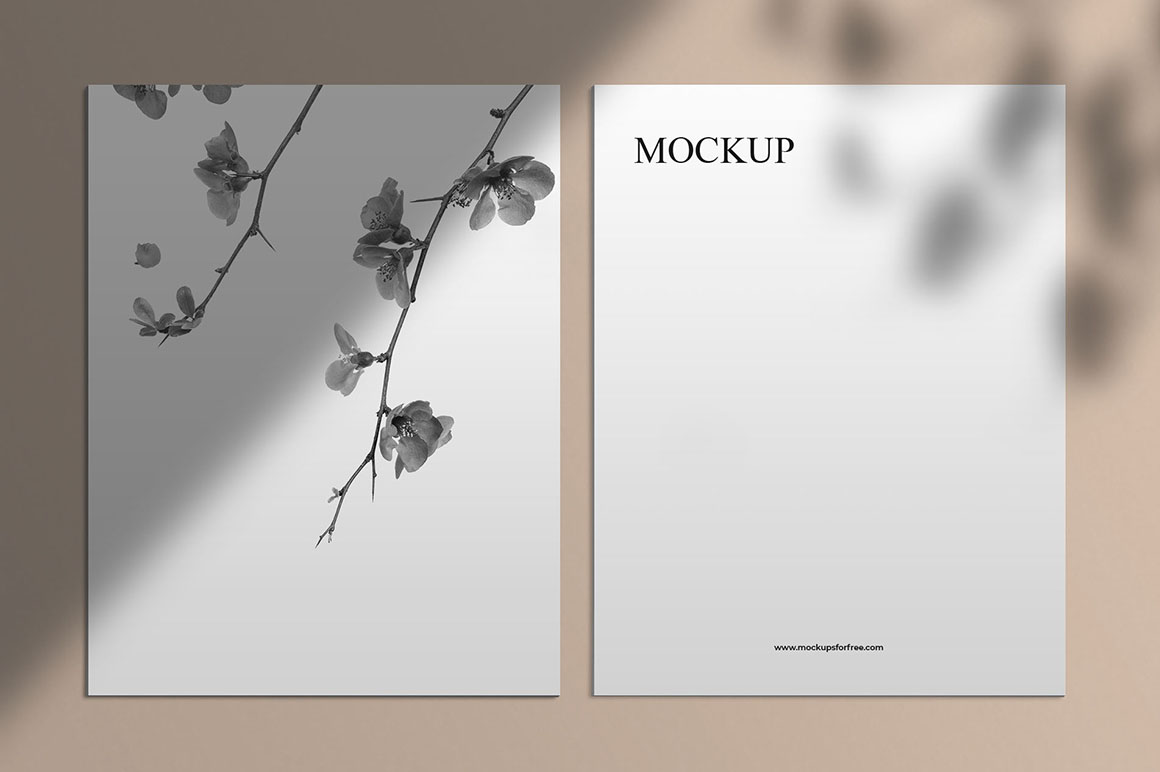 Shadow overlay psd mockup for any designer that is looking to display their design professionally. Letters With Shadows Free Mockup