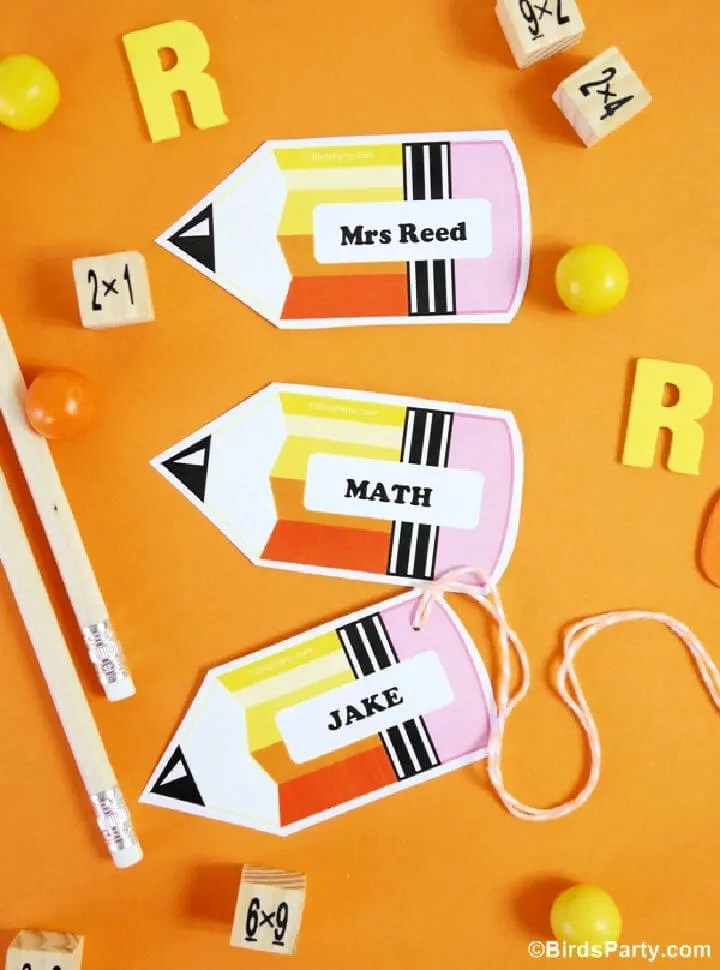 25 ideas to make name tag crafts diy to make