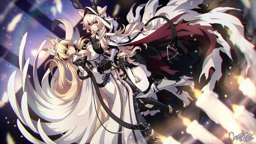 Press j to jump to the feed. Nearl Nearl The Radiant Knight And Viviana Arknights Drawn By Crescentia Fortuna Danbooru