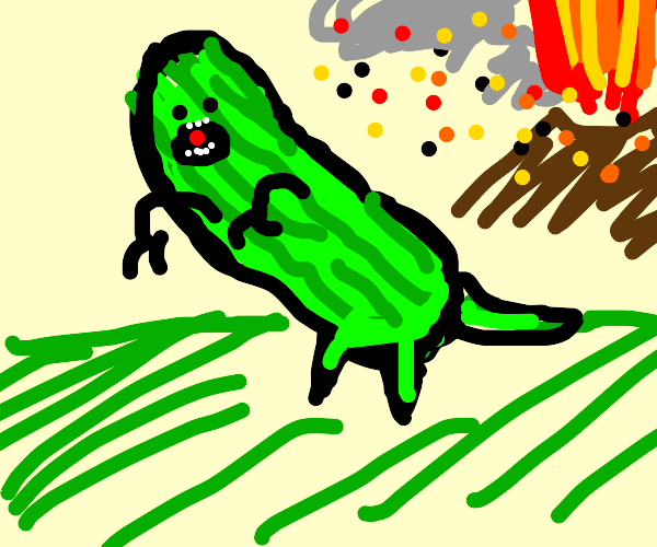 Ive been supporting her for sooooooo long and ive never doubted how amazing she is. Pickle The Dinosaur Drawception