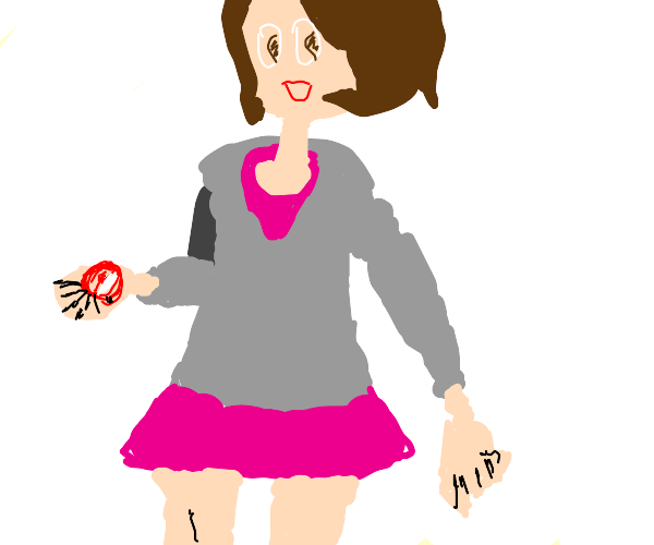 Hidden objects are now represented by a small glow on the ground. Scottish pokemon trainer - Drawception