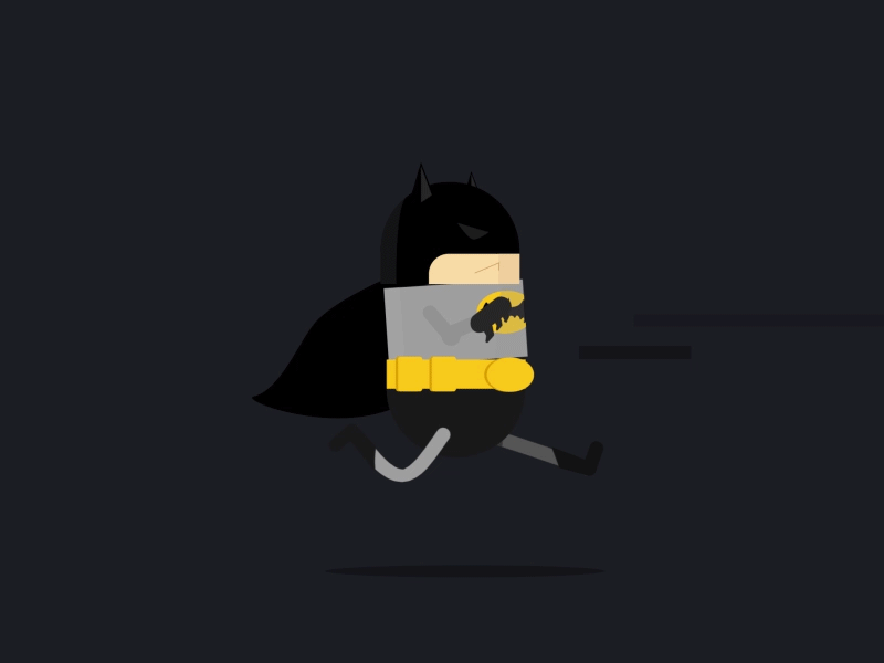 Batman Run Cycle By Michael Mendez On Dribbble