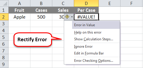 Name Error In Pivot Table