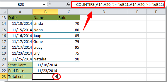 When you have a list of dates, use the month formula in excel to extract the serial number for the month, then turn that number into the month's name. How To Count Number Of Cells Between Two Values Or Dates In Excel
