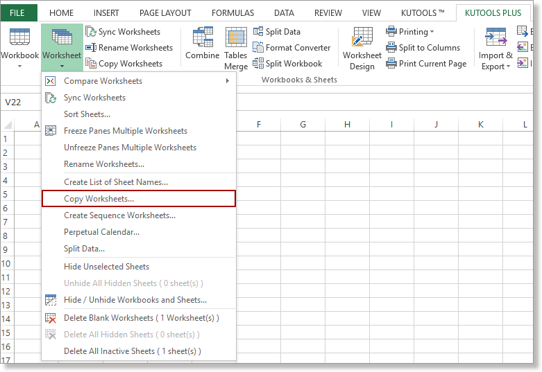 quickly copy multiple sheets worksheets multiple times