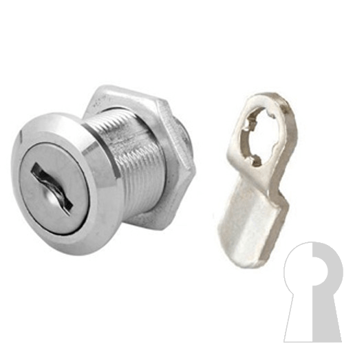 Serratura Per Armadio Stradale Con Chiave Triangolare 9 Mm - Modello SCI35/TR9/L, In Ottone E Resina Rinforzata - Foto 3