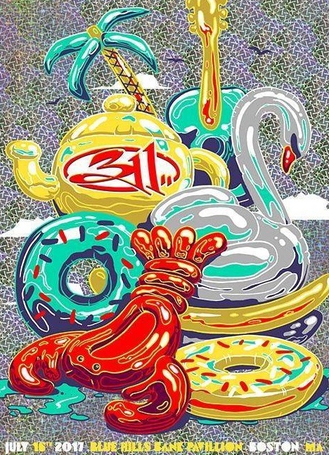 311 have announced the dates for their live from the . 311 Boston 2017 Munk One Kaleidoscope Foil Edition Collectionzz