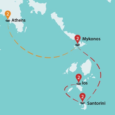 Relax in the sun or try your hand at sailing as your . Find Touring Holidays To Athens Mykonos