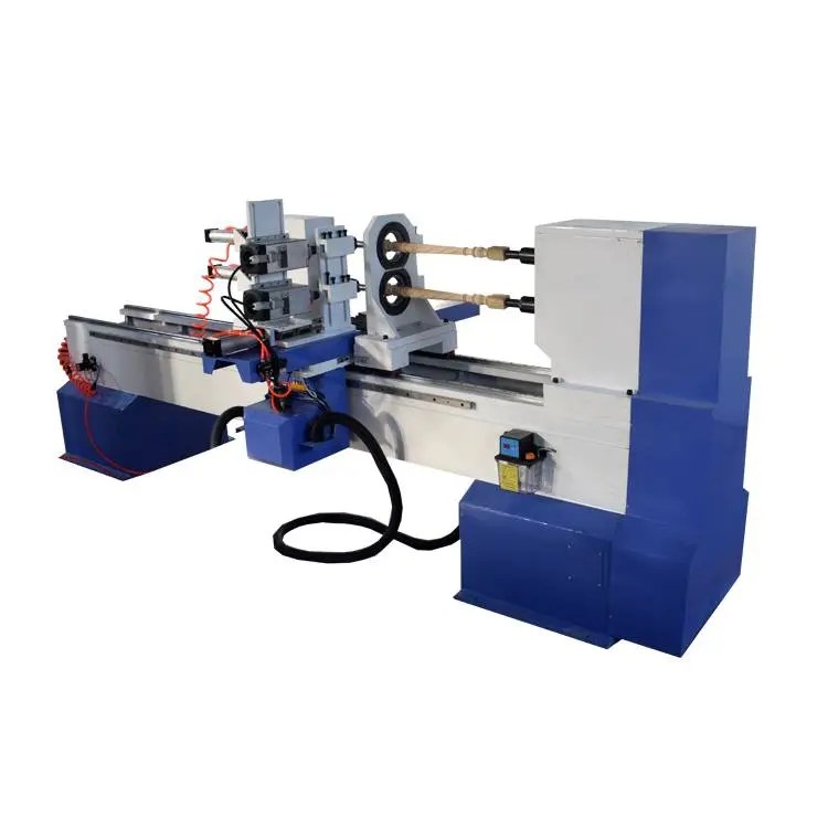 The exact size depends on the router . China Jinan Sale 2 Spindles Turning Working Wood Lathe Machine For Table Legs Stairs Manufacturer And Supplier Apex