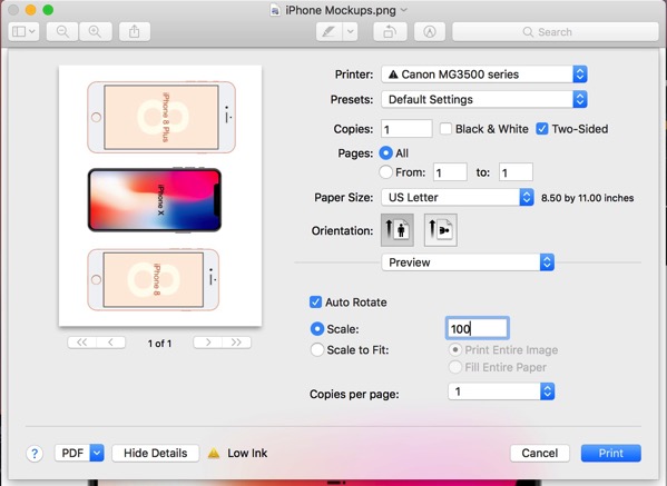 Picture On top of that, the team has reduced the size of the notch by 20% and moved the speaker. Printable Mockup Lets You Try Out The Iphone X Size In Hand Iphone In Canada Blog