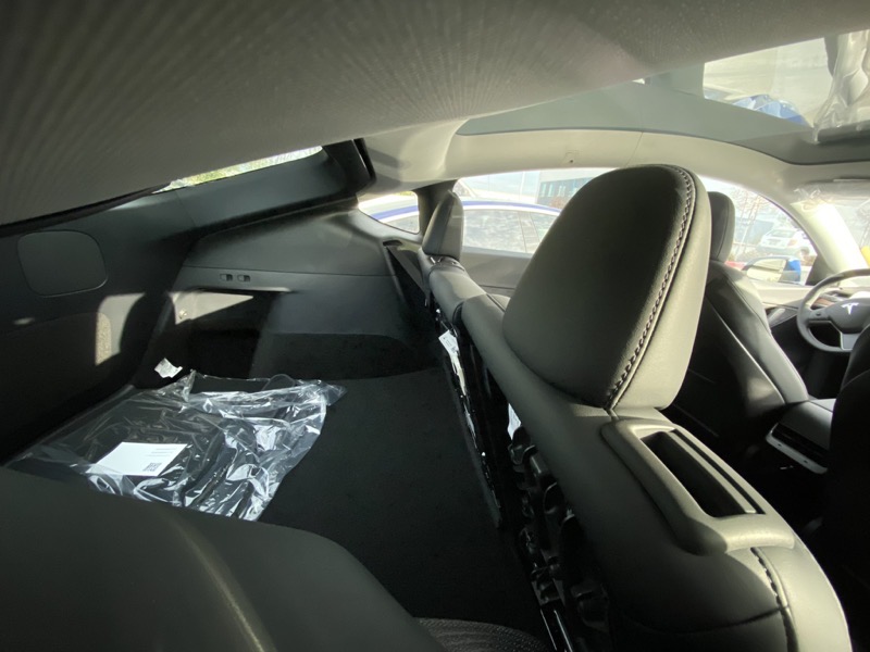 With all of the back seats folded down, the 15 cubic foot trunk . Tesla Model Y Interior Pictures Surface, as Truckloads