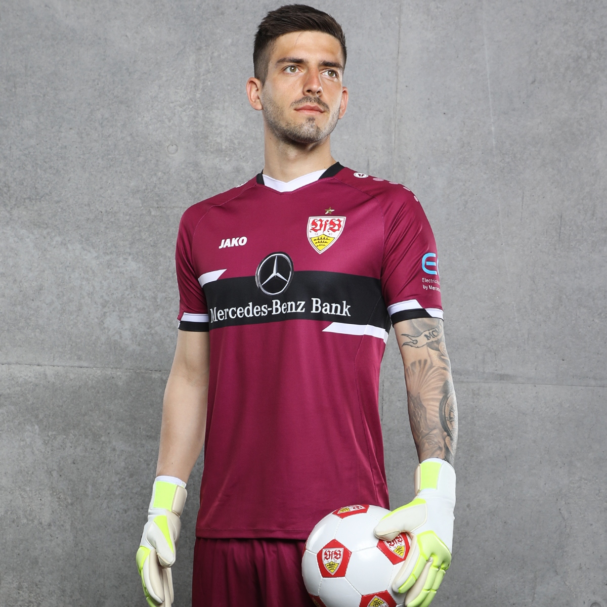 The global football shirt authority . Vfb Stuttgart Away Goalkeeper Jersey Jako Fr