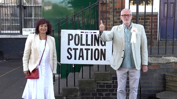 Jeremy Corbyn casts vote in general election: ‘Prefect day’ | News