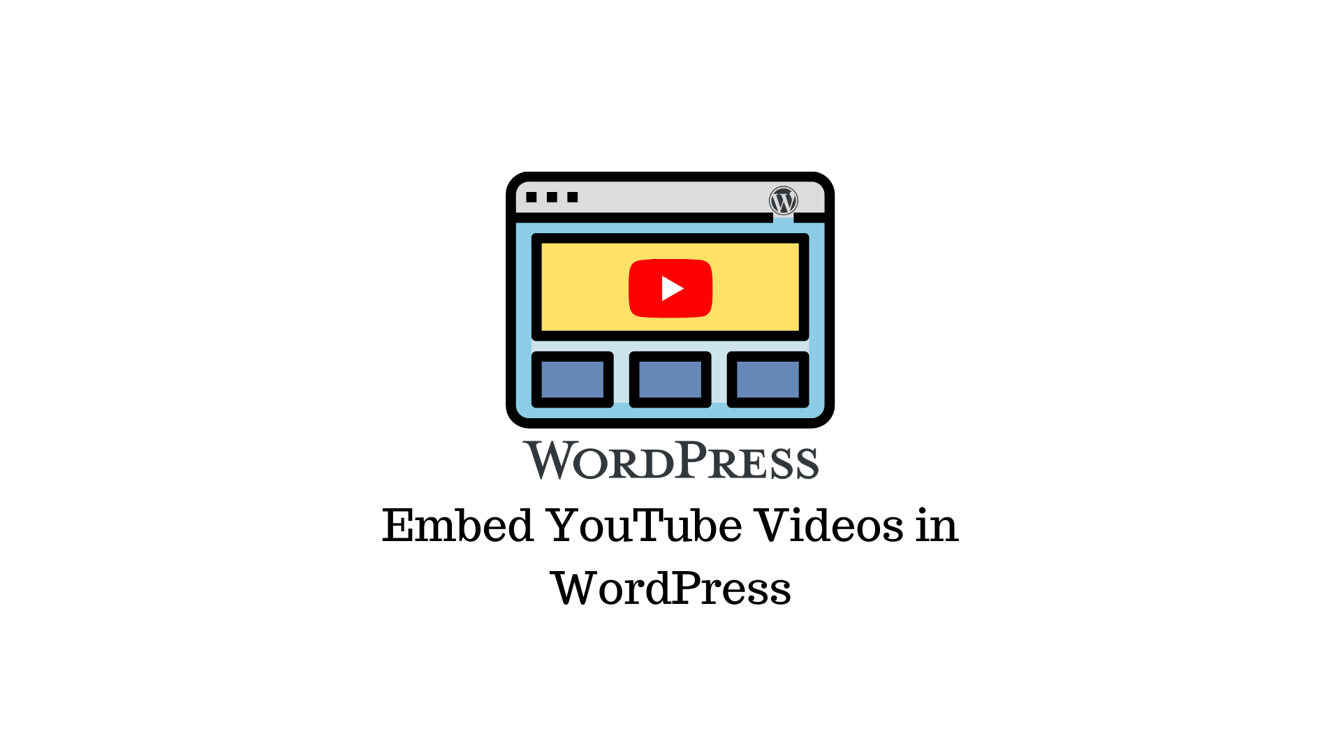 You could be providing commentary on someone's work and . How To Embed Youtube Videos In Wordpress And 2 Creative Ways To Use Them With Video Learnwoo
