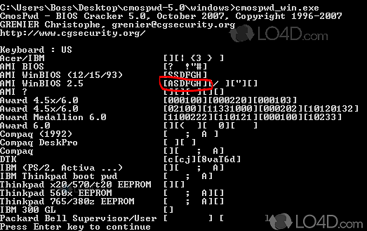 Microsoft office is one of the most widely used tools for word processing, bookkeeping and more tasks. CmosPwd - Download