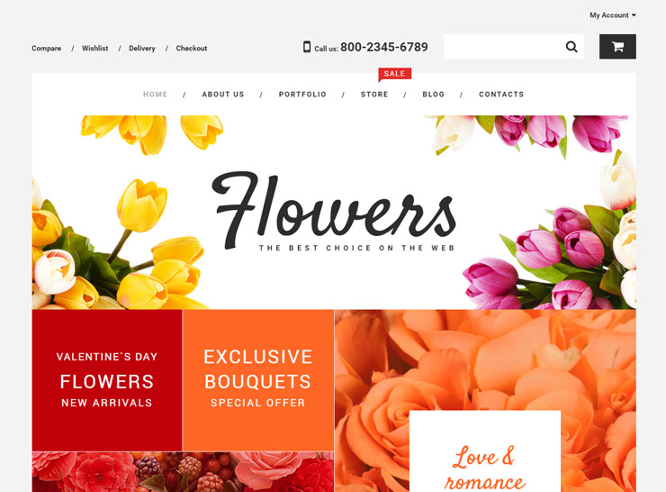 It is also a good choice for . 25 Best Flower Shop WordPress Themes 2017