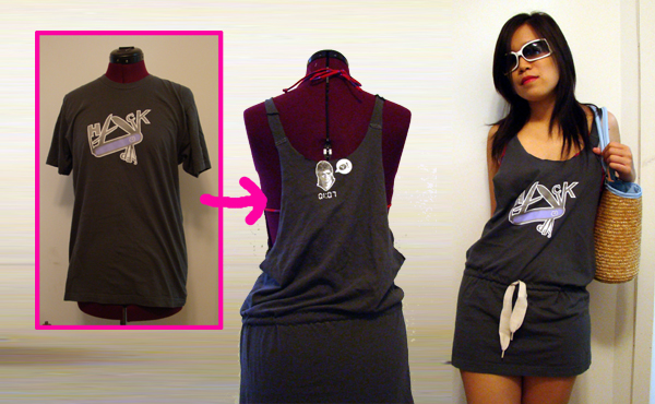 T-shirt Tunic Swimsuit Cover-up - Make: