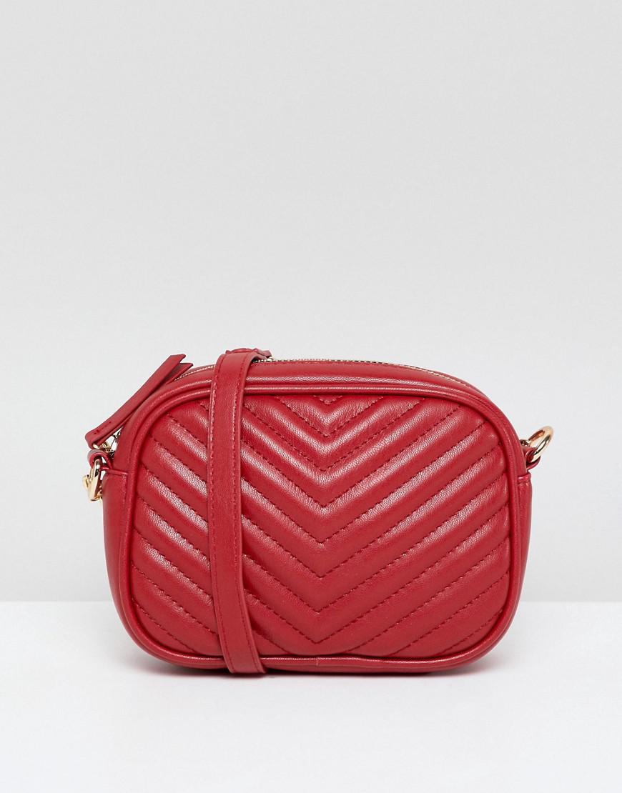 What if you're new to this sales thing? New Look Quilted Cross Body Bag In Red Red Modesens