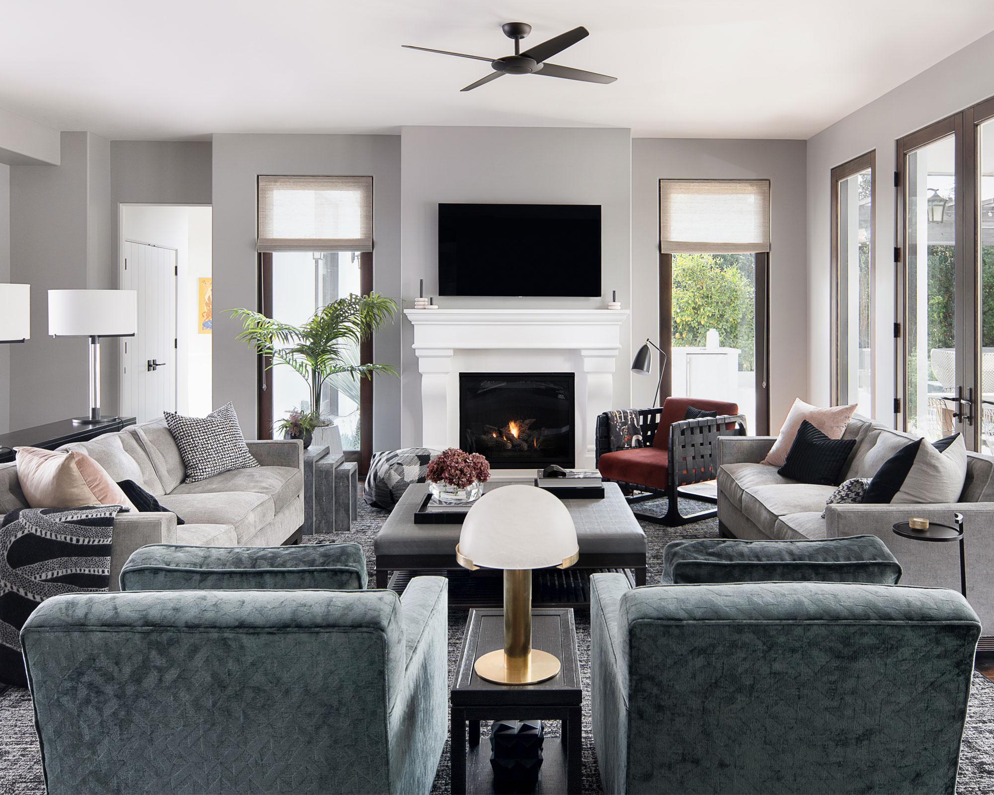 There's no rule that says the tv needs to be in the center of the wall. Family Room Tv Ideas 10 Tips For Styling A Tv Homes Gardens
