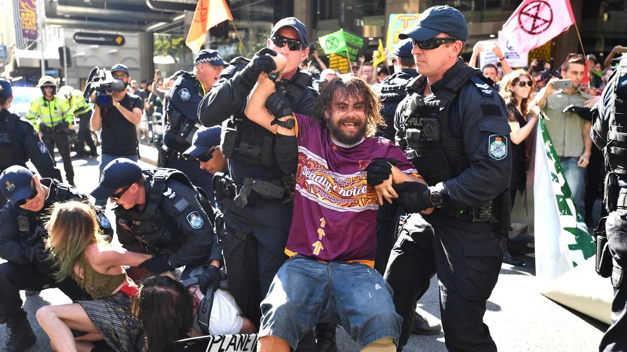 To see the video footage in full go to the original tott news story here. Victoria police poised to crack down on Spring Rebellion