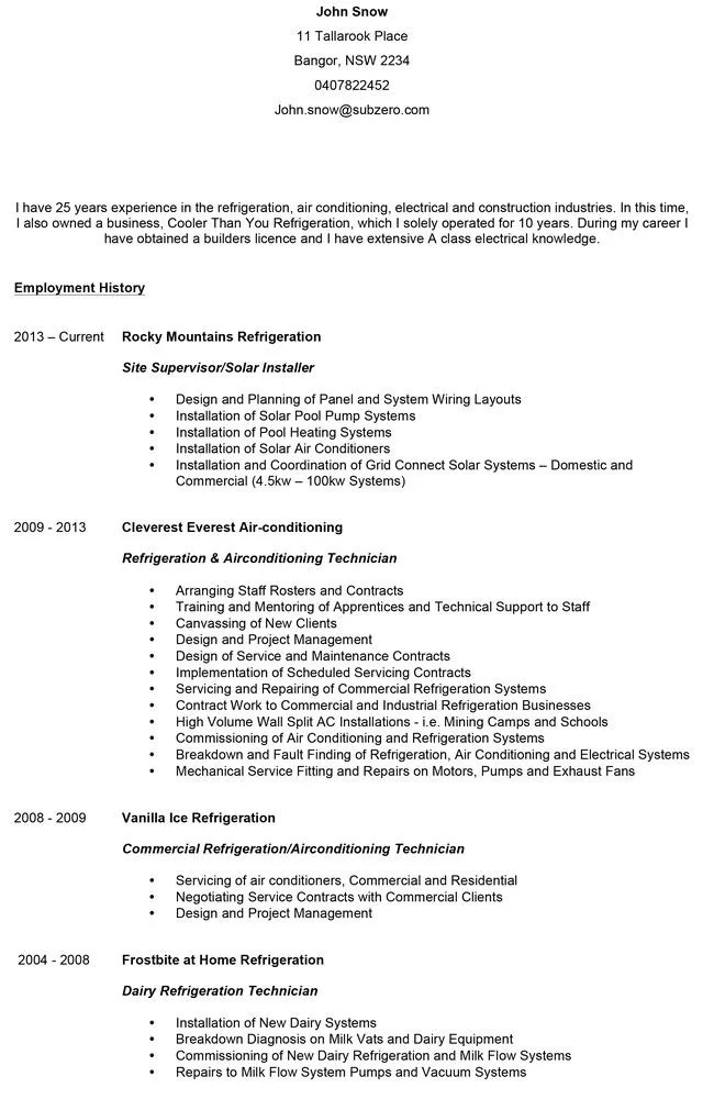 Australia Immigration Cv Format - How to write an Australian CV - ConsultANZ Recruitment