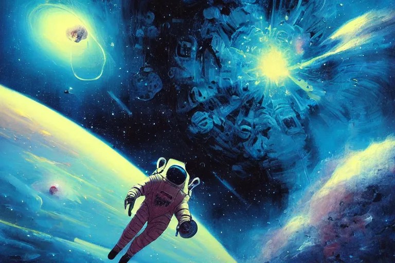 - Outer Space Ardiy Digital Art Pen Argyl Paul