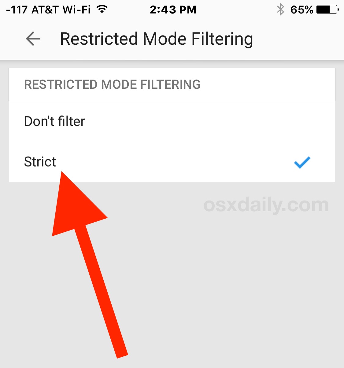 pics How To Turn Age Restriction Off On Youtube  osxdaily