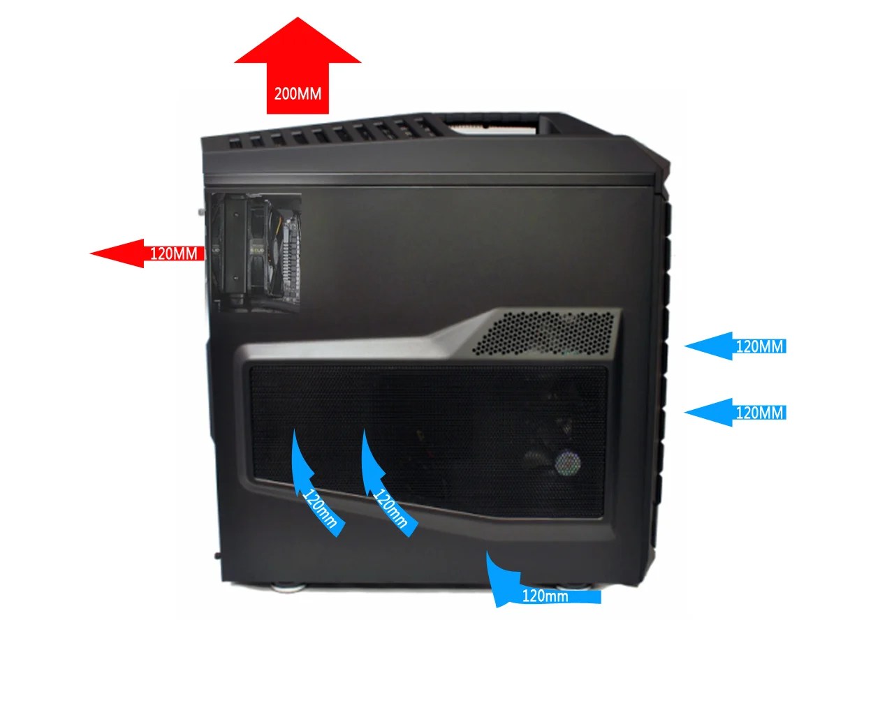 Cm storm trooper & stryker control panel. Build Help Cm Storm Trooper Air Flow Direction Fan Setup R Buildapc