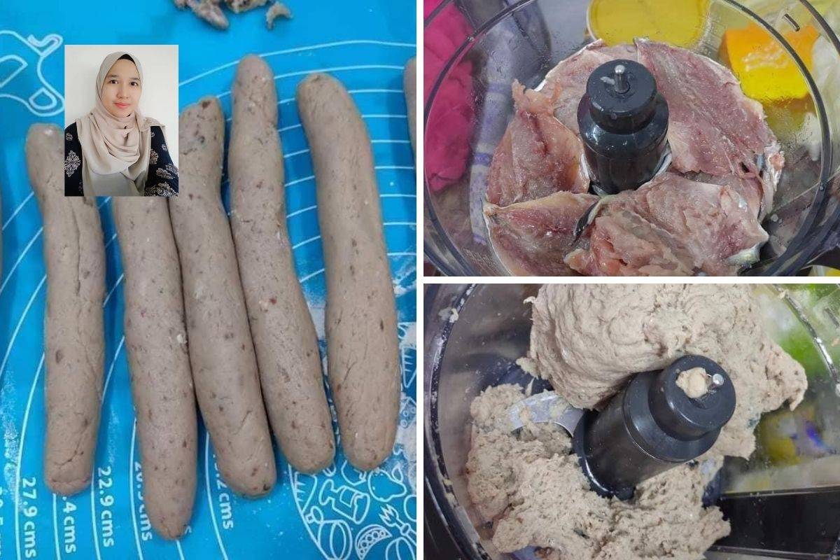 Kemudian, alihkan ikan pekasam … Dengan Food Processor, Wanita Ini Kongsi Cara Buat Keropok Lekor Paling Mudah