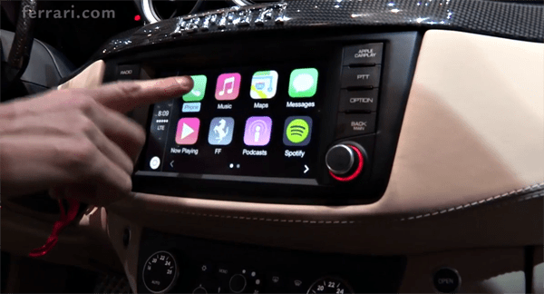 Carplay allows ferrari clients to use their iphones in their cars in the simplest, safest possible way to make calls, use maps, . Ferrari's Apple CarPlay Integration Is The Best We've Seen So Far VIDEO | Redmond Pie