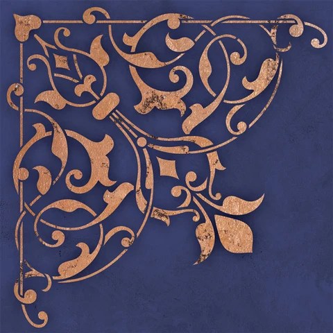Hey to the instructables family! Ceiling Stencils | Arabesque Corner Stencil | Royal Design