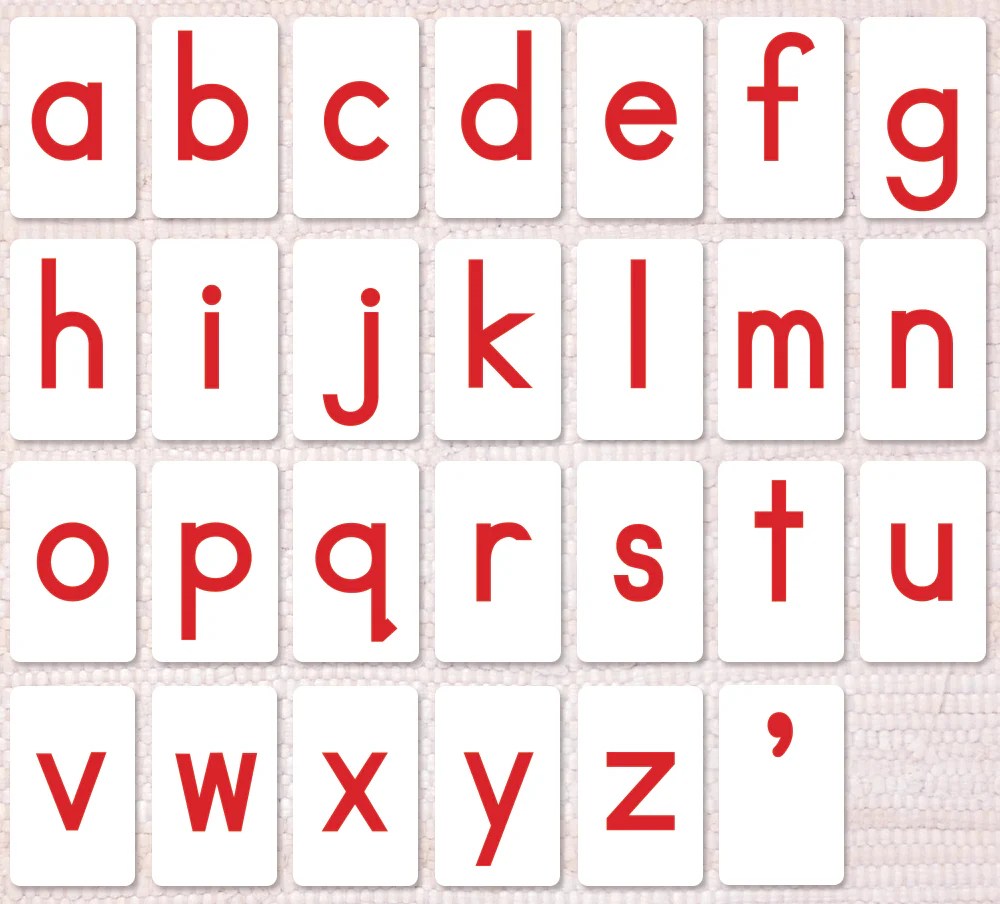 montessori movable alphabet maitri learning