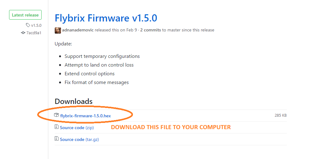 Beginning with emberznet 3.0, ember includes firmware images in hex file format. How To Upgrade Your Flybrix Diy Drone Firmware Flybrix