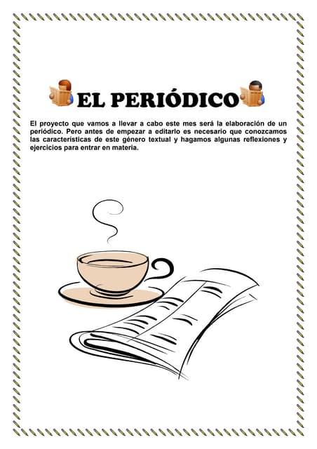 From news to newspaper por gail gibbons explora un día en la vida de un diario local. Unidad Didactica El Periodico